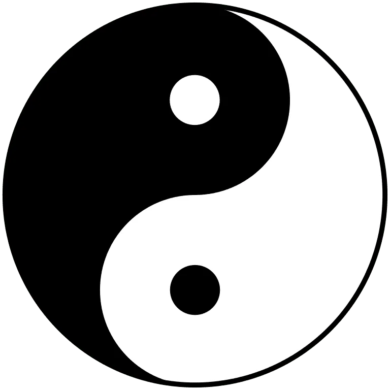 The Two Aspects of Taiji (太極兩儀) also known as the Yin-yang symbol