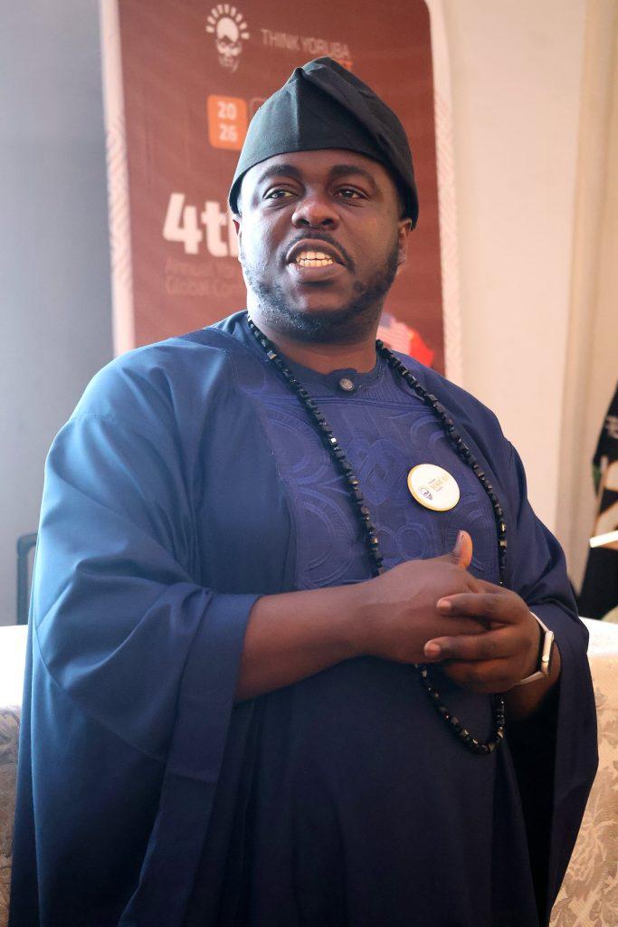 TYF President Oladimeji Bolarinwa speaking at the 4th Annual Yorùbá Global Conference