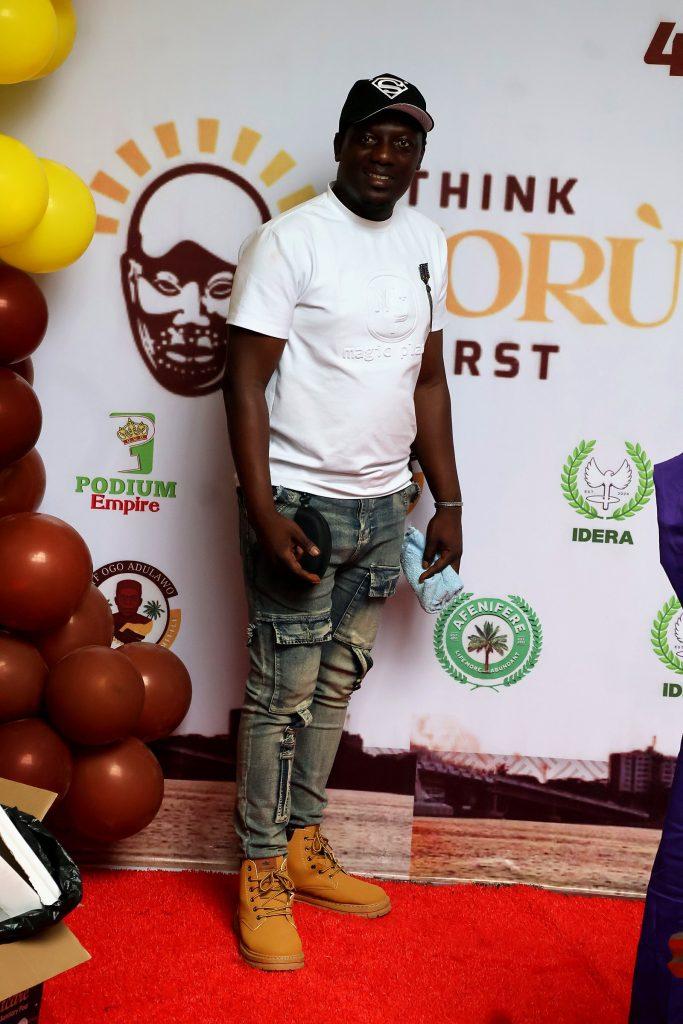 A guest on the red carpet at the 4th Annual Yorùbá Global Conference