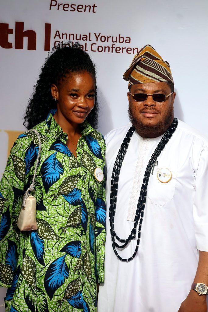 Guests pose on the red carpet at the 4th Annual Yorùbá Global Conference